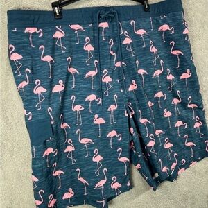 Sonoma men’s Flamingo Print Swim Trunks size XL & NWT